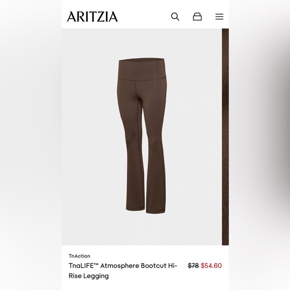 ARITZIA TNA LEGGINGS + SPORTS BRA — XS - Picture 5 of 6